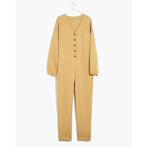 Madewell MWL Butterterry Coverall Cozy Jumpsuit Organic Cotton Size S